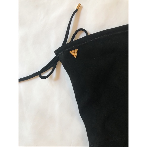 GUESS  Black Over The Knee High Heel Boots Sz 8.5 - Picture 3 of 6